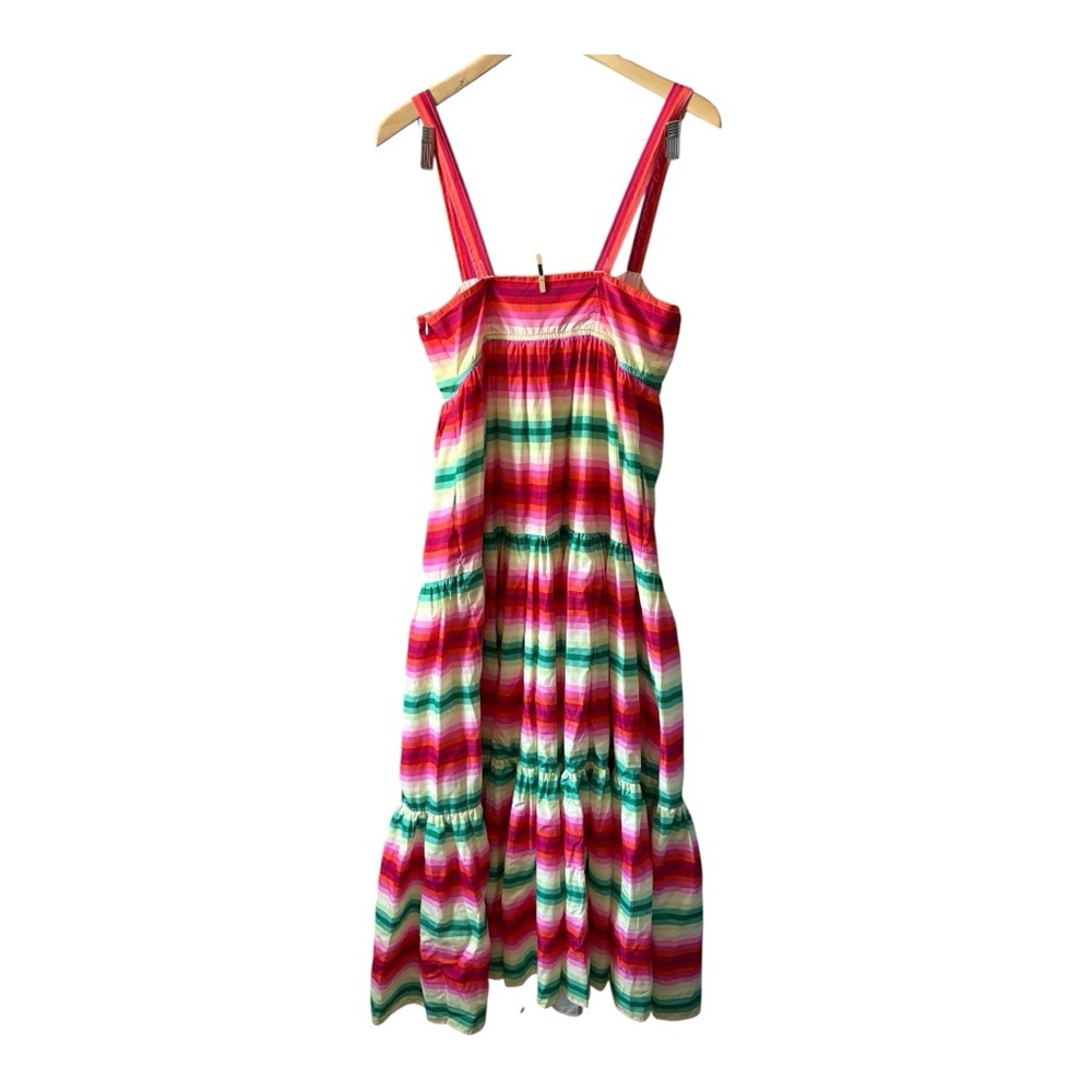 J.CREW Tiered Stripe Maxi Dress Size 8 NWT - Picture 8 of 15